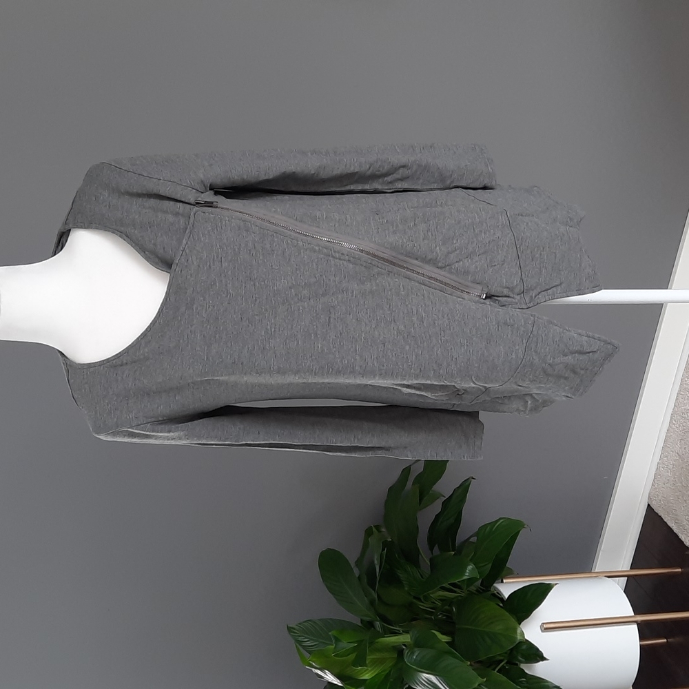 Asymmetrical Zip Long Sleeve Top